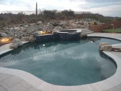 Backyard Pool of Stock House Plan #2566