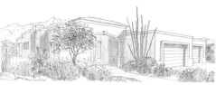 Outside of Stock House Plan #2598