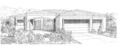 Stock House Plan #2867 Mediterranean Elevation