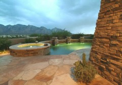 Backyard Pool of Stock House Plan #3254