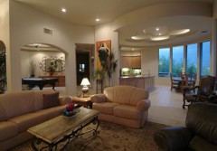 Living Room of Stock House Plan #3254