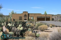 Outside of Stock House Plan #3182