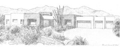Stock House Plan #4002 Contemporary Elevation