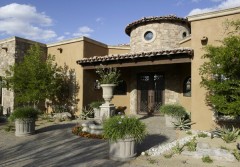 Outside of Stock House Plan #4508 by Sonoran Design Group