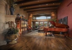 Living Room of Stock House Plan #4508 by Sonoran Design Group