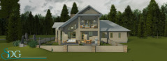 Back of Stock House Plan #1245