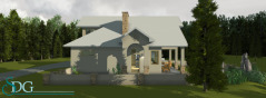 Front of Stock House Plan #1245