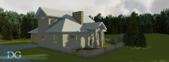 Garage View of Stock House Plan #1245