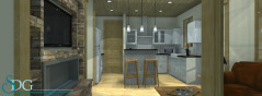 Kitchen of Stock House Plan #1245