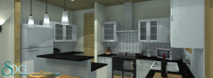 Kitchen of Stock House Plan #1245