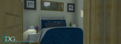 Bedroom of Stock House Plan #1245