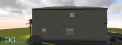 Side of Stock House Plan #1713