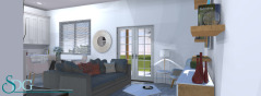 Living Room of Stock House Plan #1713