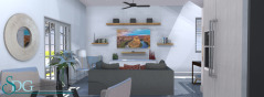 Living Room of Stock House Plan #1713