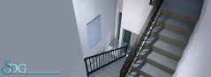 Stairway of Stock House Plan #1713