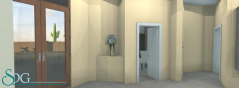 Entryway of Stock House Plan #3425