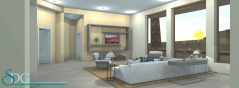 Living Room of Stock House Plan #3425