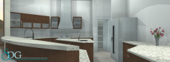 Kitchen of Stock House Plan #3425