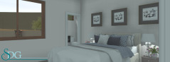 Bedroom of Stock House Plan #3425
