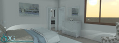 Bedroom of Stock House Plan #3425