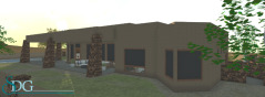 Outside of Stock House Plan #3425