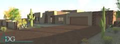 Outside of Stock House Plan #3425