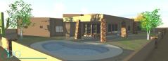 Outside of Stock House Plan #3425