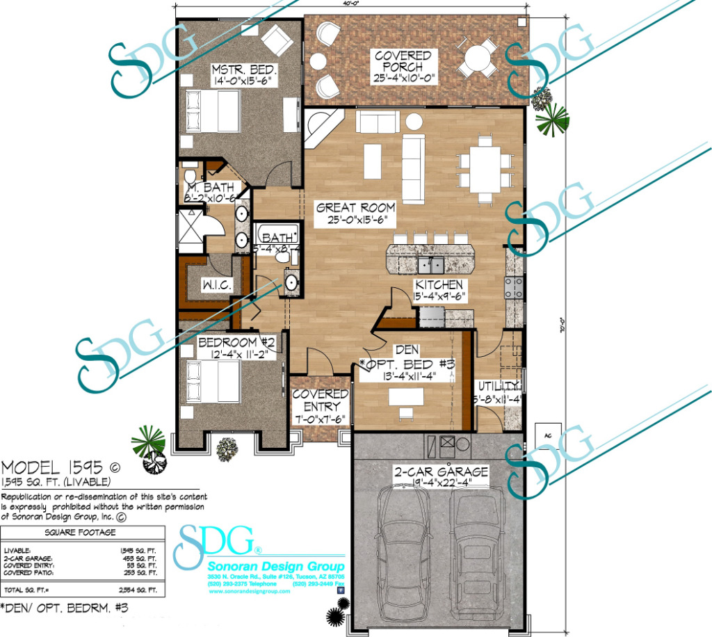 Stock House Plan 1595