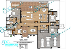 Floor Plan of Stock House Plan #3338