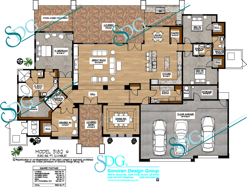 Stock House Plan 3182