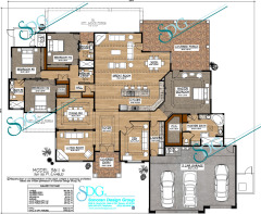 Stock House Plan #3611 by Sonoran Design Group