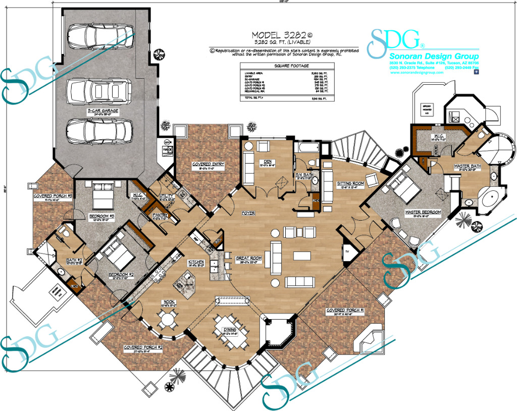 Stock House Plan 3282