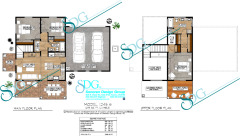 Layout of Stock House Plan #1245